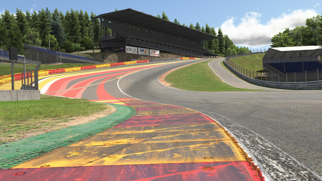 spa-francorchamps-2024-screenshot-06 Spa-Francorchamps, looking up Eau Rouge/Raidillon in iRacing