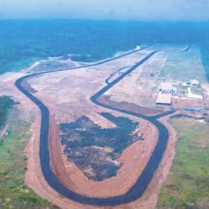Motorsport Raceway, Evbuobanosa aerial photograph shot