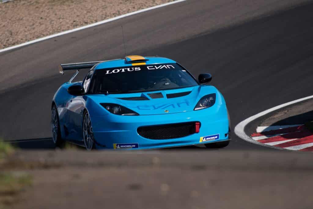 Lotus Evora GT4 racing car