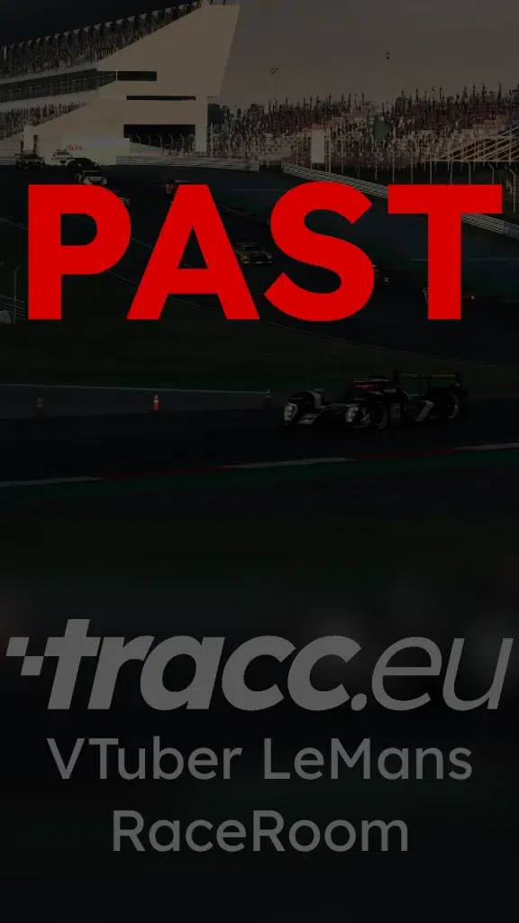 tracc.eu's RaceRoom VTuber LeMans, one of our defunct championships
