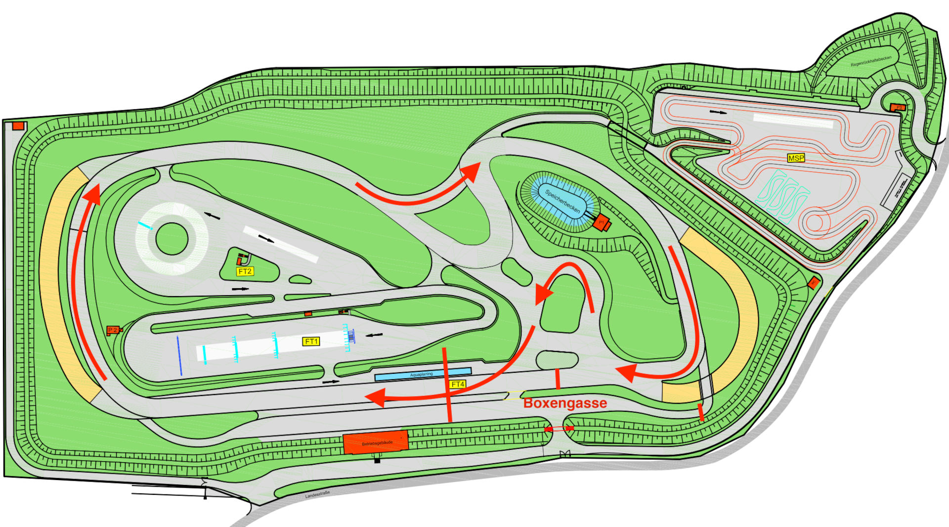 Wachauring layout map